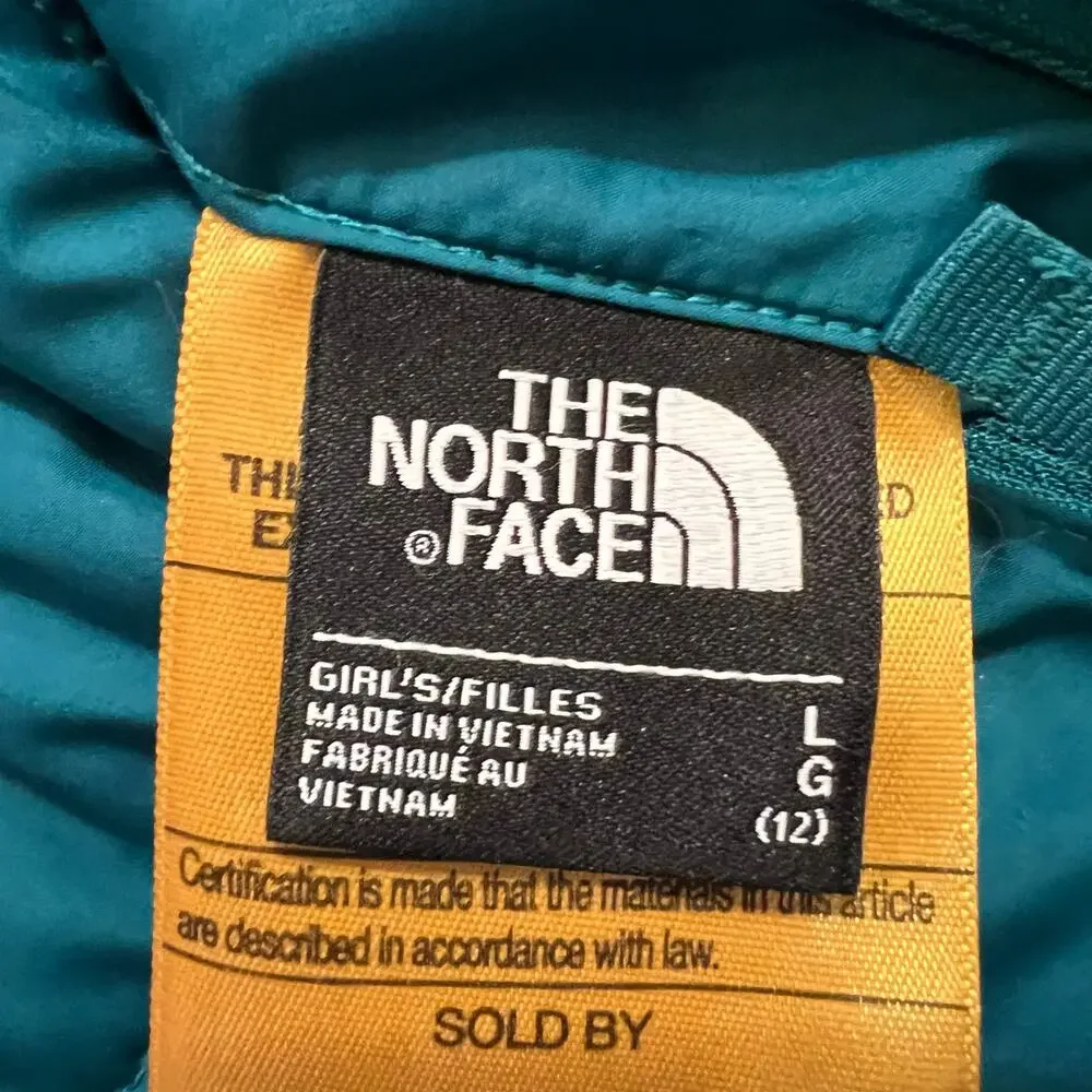 The North Face Coat Kids Youth Large Reversible 600 Down Puffer Jacket Hooded *
